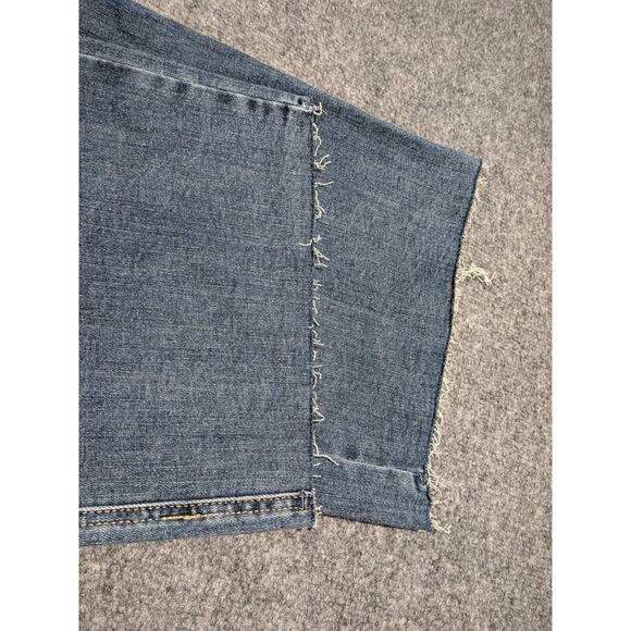 Judy Blue Straight Fit Jeans Womens Plus Size 22W Raw Hem Denim - Picture 9 of 10